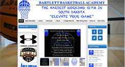 Desktop Screenshot of bartlettbasketballacademy.com